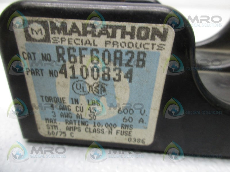 MARATHON R6F60A2B FUSE HOLDER  UNMP