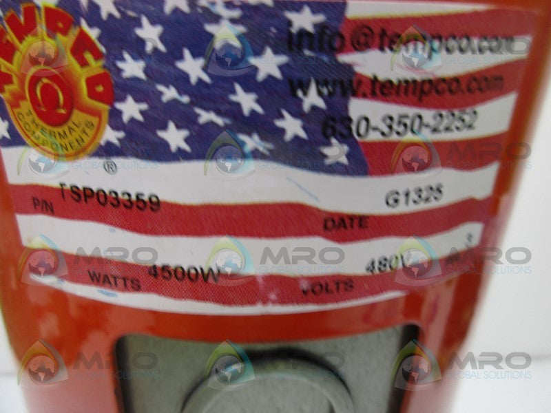 TEMPCO TSP03359 SCREW PLUG IMMERSION HEATER  UNMP