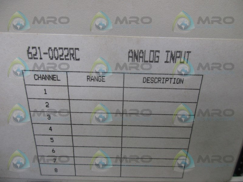 HONEYWELL 621-0022RC ANALOG INPUT  NSMP