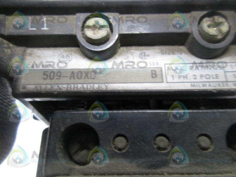 INDUSTRIAL SPARE PART 509-A0XD SER. B STARTER (AS PICTURED)  UNMP