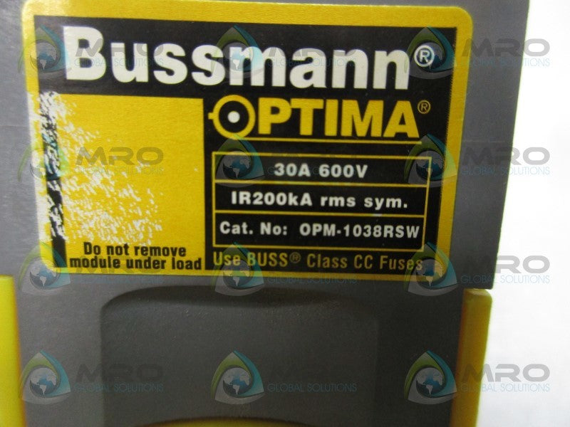 BUSSMANN OPM-1038RSW OVERCURRENT PROTECTION MODULE  UNMP