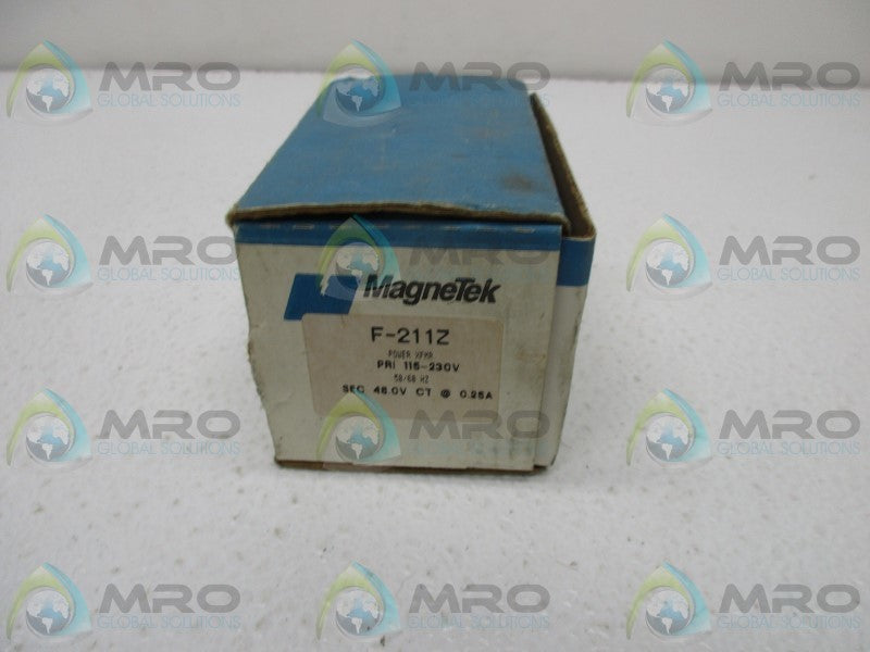 MAGNETEK F-211Z TRANSFORMER  NSMP