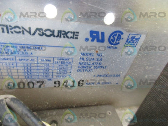HITRON HLS24-3.6 POWER SUPPLY  UNMP
