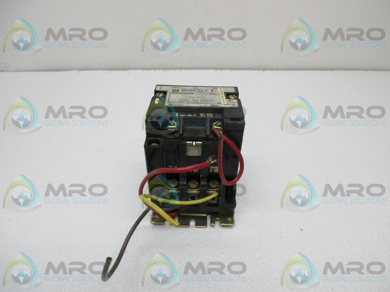 SQUARE D 8536SBO2H20S STARTER (AS PICTURED)  UNMP