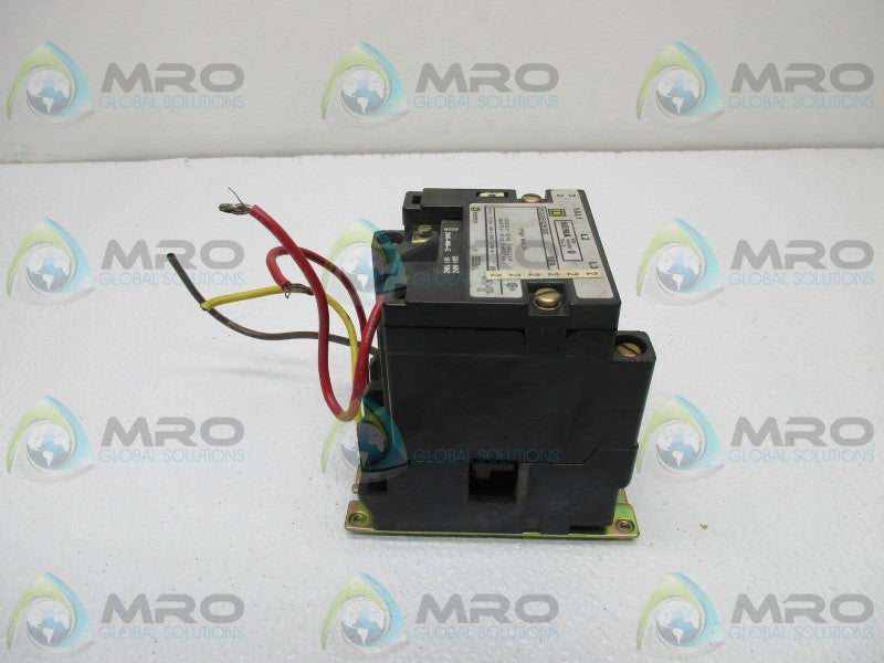 SQUARE D 8536SBO2H20S STARTER (AS PICTURED)  UNMP