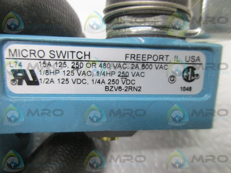 MICRO SWITCH BZV6-2RN2 LIMIT SWITCH (AS PICTURED)  NSNP