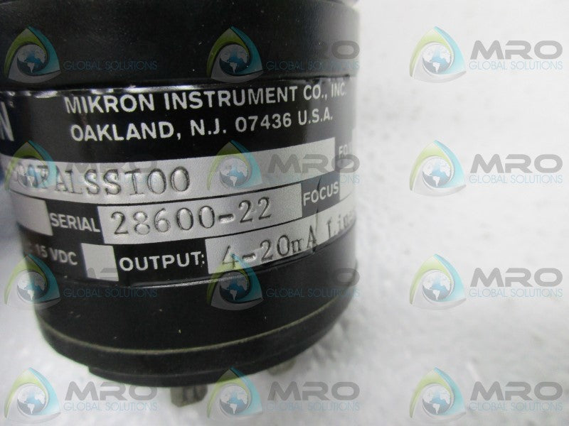 MIKRON M67-000-500FALSSI00 PYROMETER  UNMP