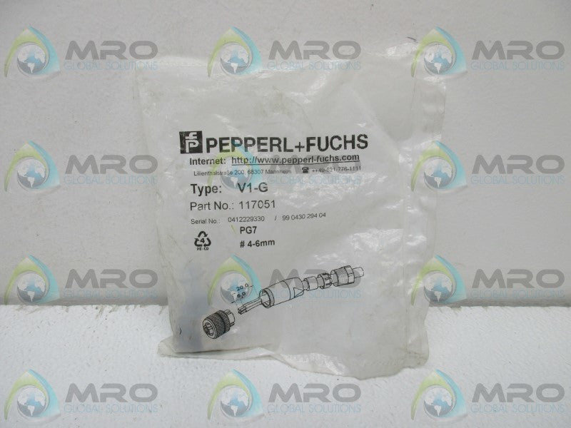 PEPPERL & FUCHS 117051 CABLE SCREW TERMINAL CONNECTOR  NSMP