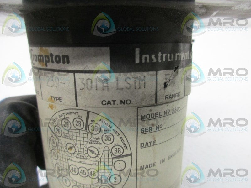 CROMPTON 239-301ALSTM PANEL METER  UNMP