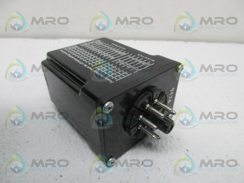 MACROMATIC SS-60222 TIME DELAY RELAY 10AMP 120VAC/DC  UNMP