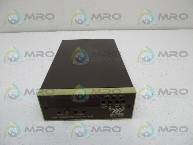 DAYTRONIC MODEL 3330 LVDT INDICATOR CONTROLLER  NSNP