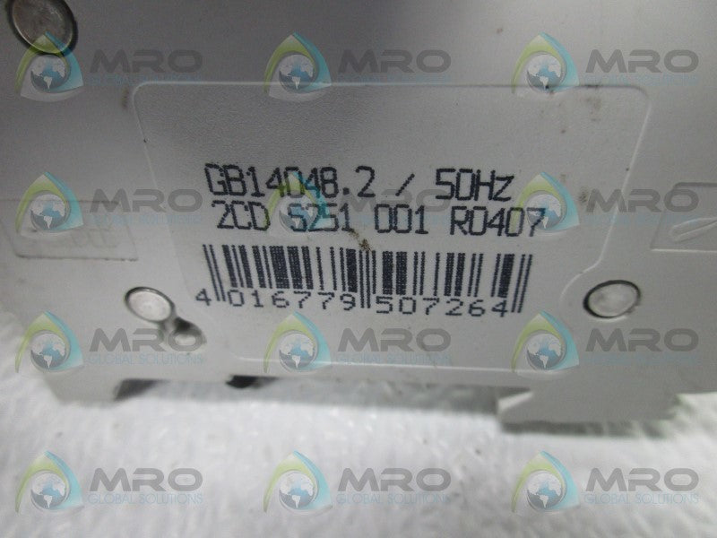 ABB S201-K8A CIRCUIT BREAKER  UNMP