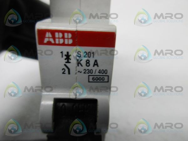 ABB S201-K8A CIRCUIT BREAKER  UNMP