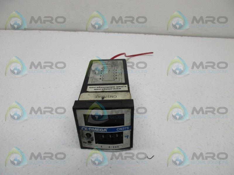 OMEGA CN375 TEMPERATURE CONTROLLER  UNMP