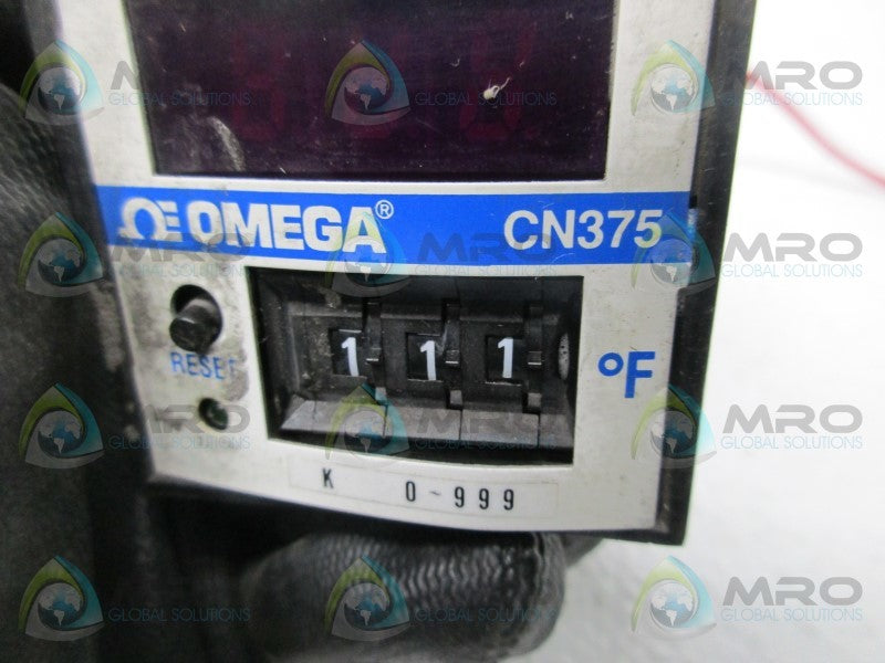 OMEGA CN375 TEMPERATURE CONTROLLER  UNMP