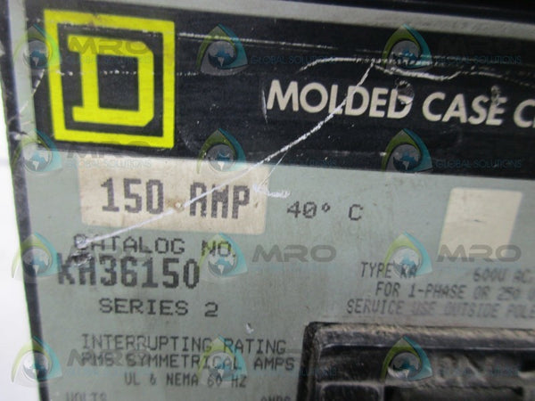SQUARE D KH36150 CIRCUIT BREAKER (AS PICTURED)  UNMP