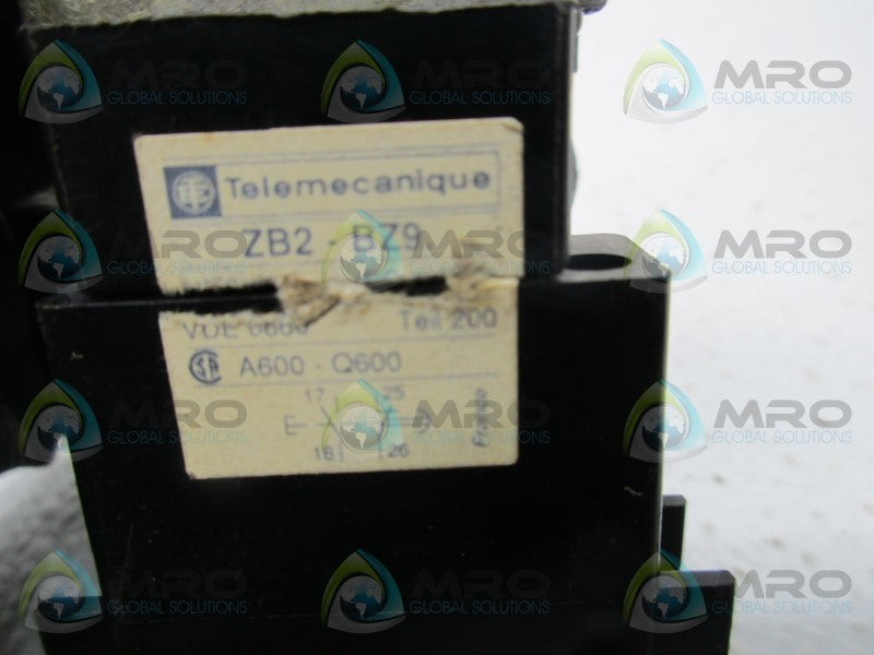 TELEMECANIQUE ZB2-BZ9 PUSHBUTTON CONTACT BLOCK  UNMP
