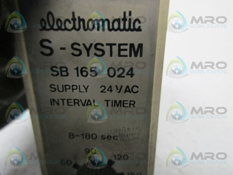 ELECTROMATIC SB165024 INTERVAL TIMER  UNMP