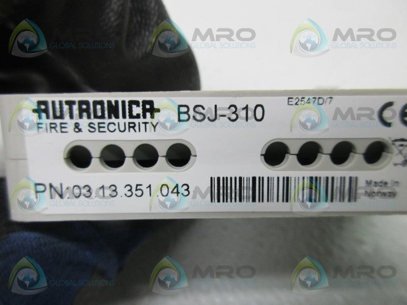AUTRONICA BSJ-310 OUTPUT MODULE  NSNP