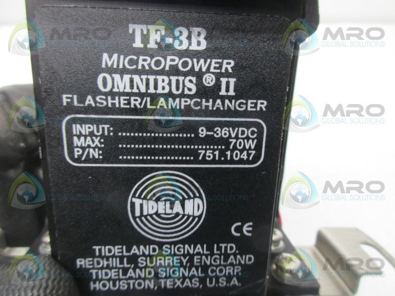 TIDELAND TF-3B MICROPOWER FLASHER LAMPCHANGER * NEW *