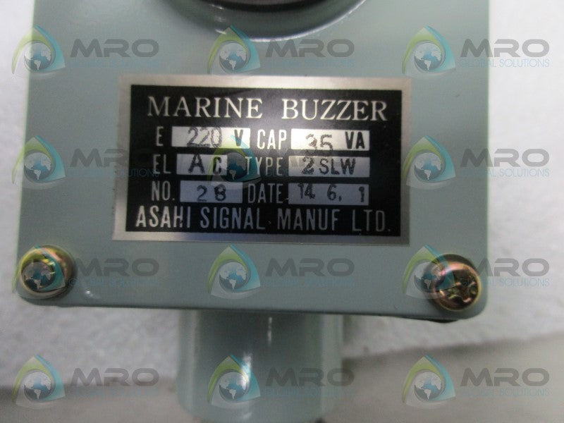 ASAHI 220V 60HZ 30VA 100PH MARINE BOAT BUZZER  NSNP
