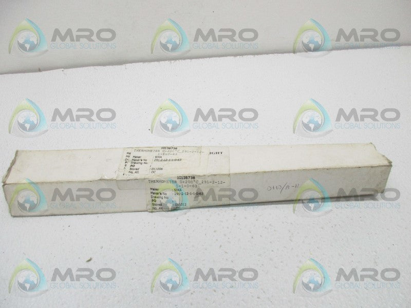 SIKA 291-2-12-1-1-0-63 THERMOMETER  NSMP