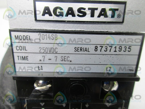 AGASTAT 7014SB TIME DELAY RELAY  NSNP