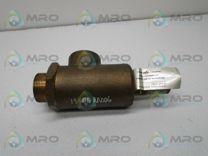 GRESSWELL G55ASDT 1-1/2" RELIEF VALVE  NSNP