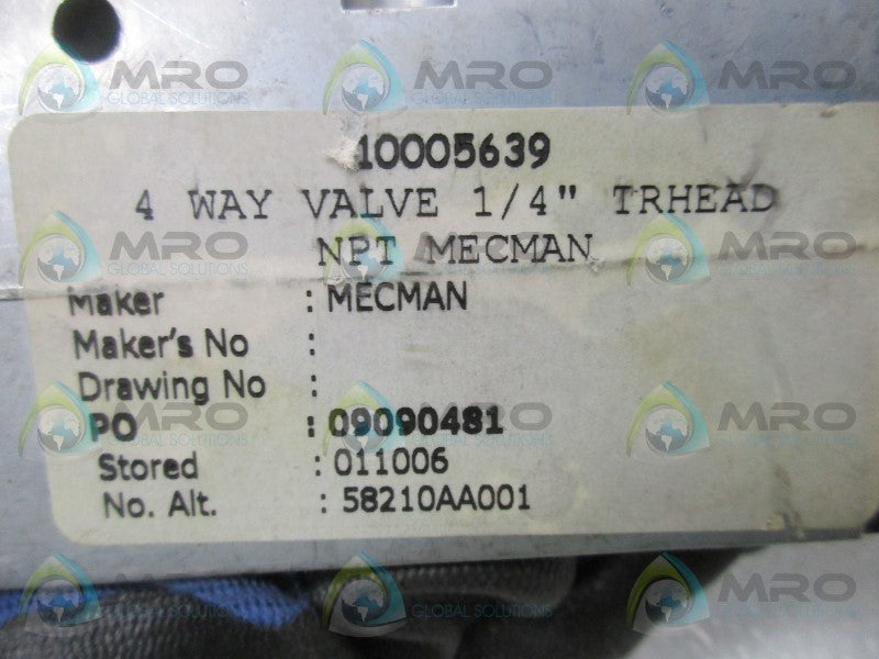 REXROTH 10005639 4WAY VALVE  UNMP