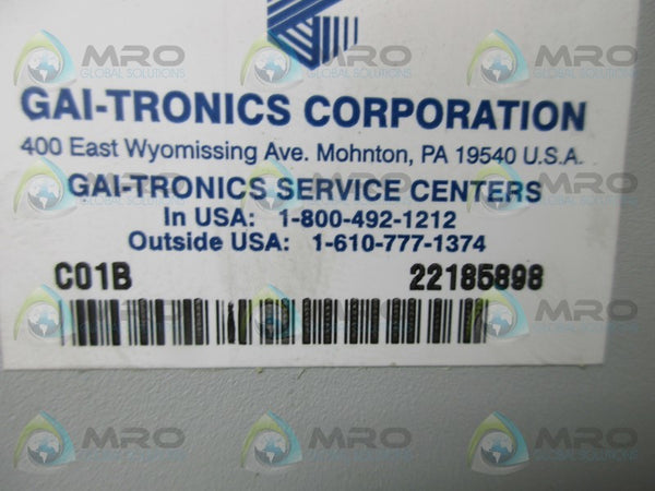 GAI-TRONICS C01B PC BOARD ASSEMBLY POWER SUPPLY  NSNP