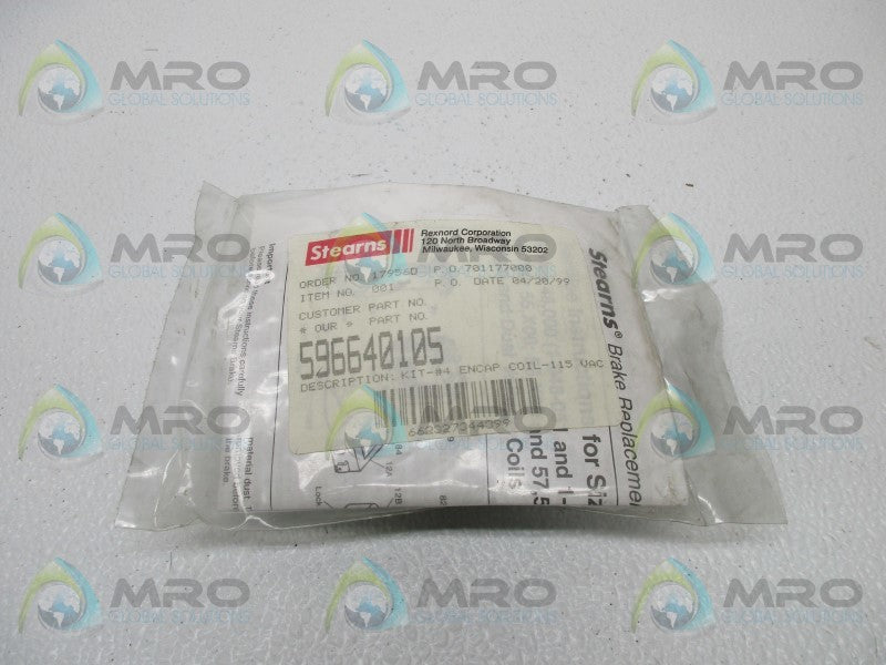 STEARNS 596640105 KIT-#4 ENCAP COIL-115VAC  NSMP