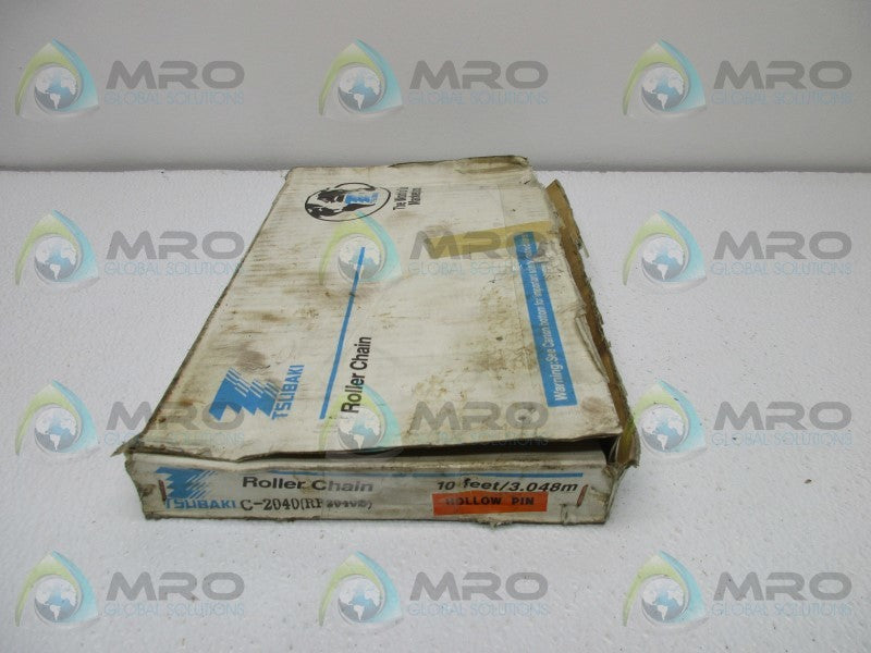 TSUBAKI C-2040 ROLLER CHAIN RF2040S 10FT  NSMP