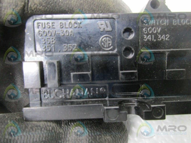 BUCHANAN 600V-30A FUSE BLOCK  NSNP