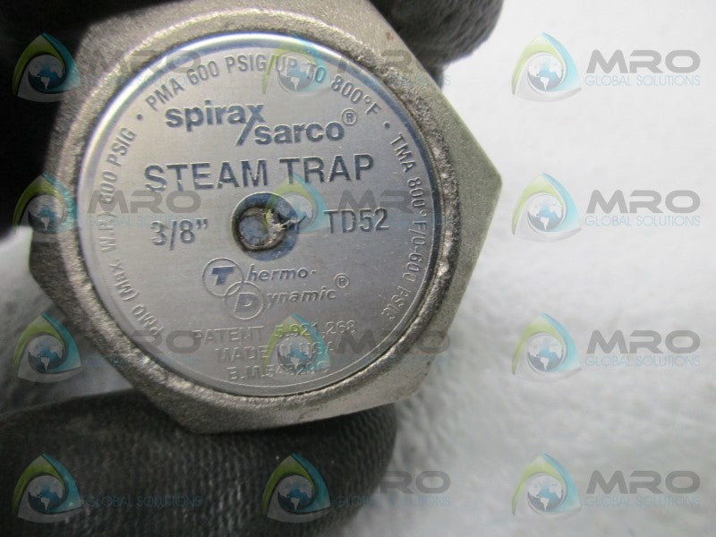 SPIRAX SARCO A743CA40F THERMO DYNAMIC STEAM TRAP 3/8"  NSMP