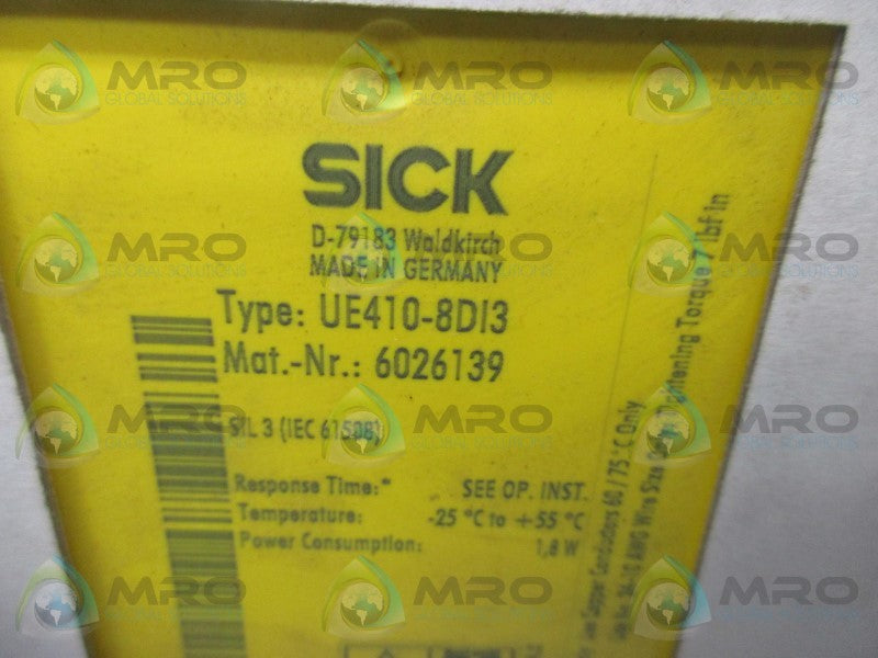 SICK UE410-8DI3 INPUT EXPANSION MODULE * FACTORY SEALED *