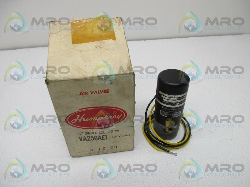 HUMPHREY VA250AE1-3-10-20 SOLENOID VALVE  NSMP