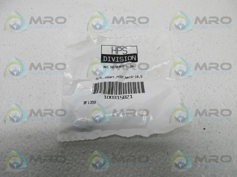 MKS INSTURMENTS 100315821 ADAPT SEAL ASSEMBLY  NSMP