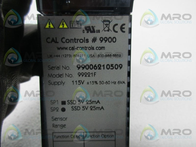 CAL CONTROLS 99221F TEMPERATURE CONTROLLER  NSMP