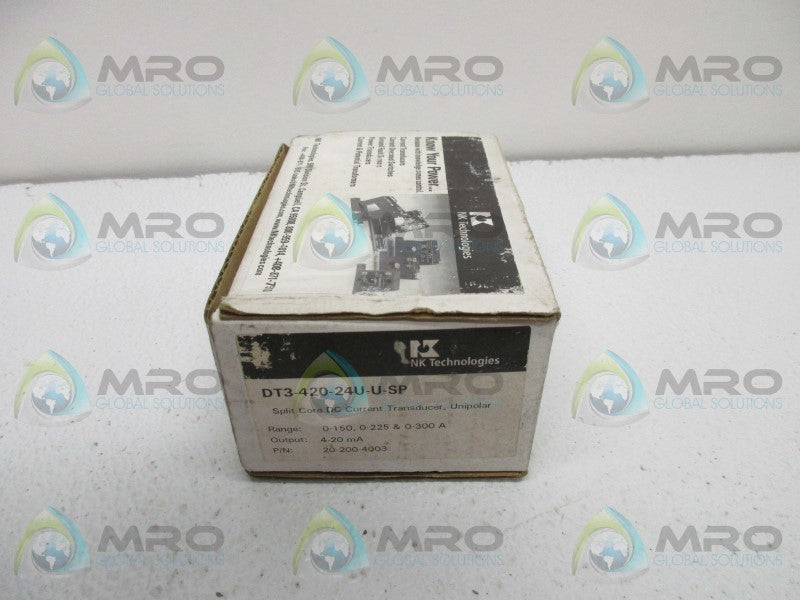 NK TECHNOLOGIES DT3-420-24U-U-SP DC CURRENT TRANSDUCER  NSMP