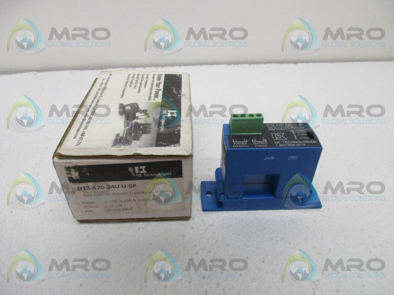 NK TECHNOLOGIES DT3-420-24U-U-SP DC CURRENT TRANSDUCER  NSMP