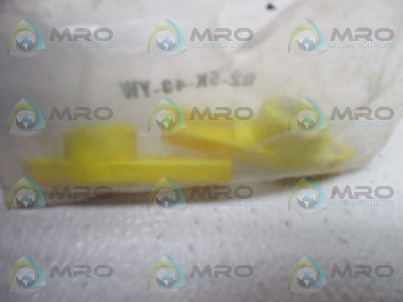SWAGELOK BZ-5K-43-YW YELLOW NYLON HANDLE KIT (PKG OF 2) * NEW IN FACTORY BAG *
