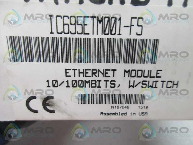 GE FANUC IC695ETM001-FS ETHERNET MODULE * FACTORY SEALED *