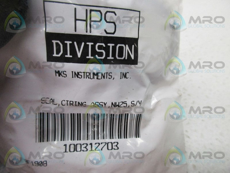 MKS INSTRUMENTS 100312703 SEAL CTRING ASSY NW25,S/Y  NSMP
