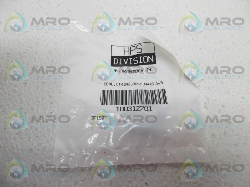 MKS INSTURMENTS 100312701 SEAL, CTRING ASSY, NW16,S/V * NEW IN FACTORY BAG *