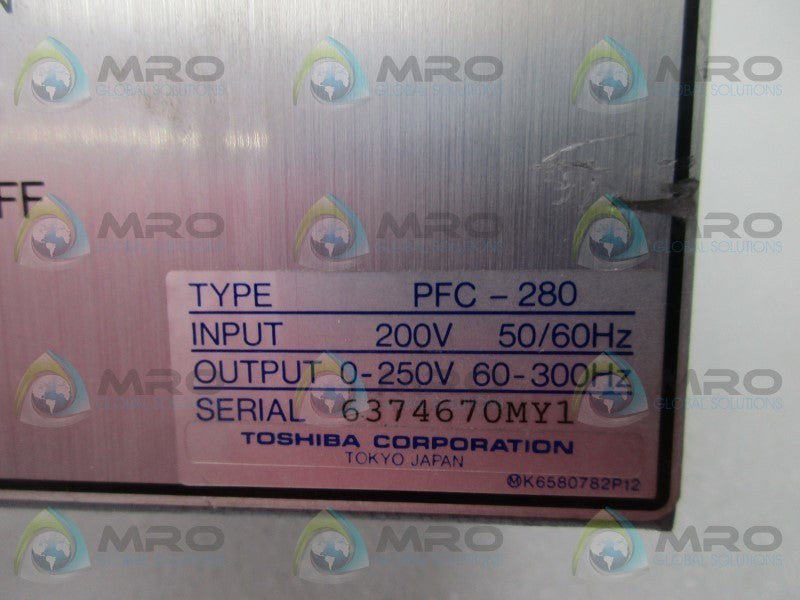 TOSHIBA PFC-280 POWER SUPPLY  UNMP