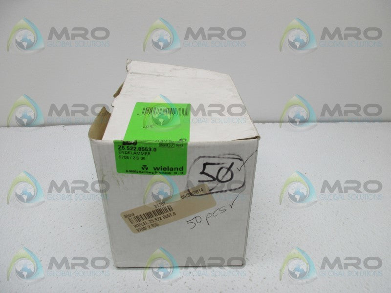 WIELAND Z5.522.8553.0 END BRACKET 9708/2S35 (IN BOX)  NSNP