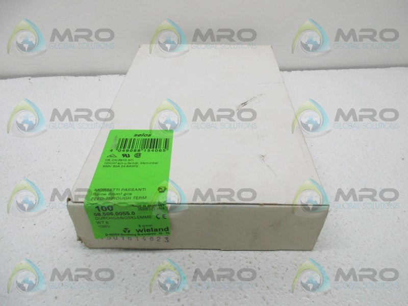 WIELAND 58.506.0055.0 TERMINAL BLOCK (IN BOX)  NSNP