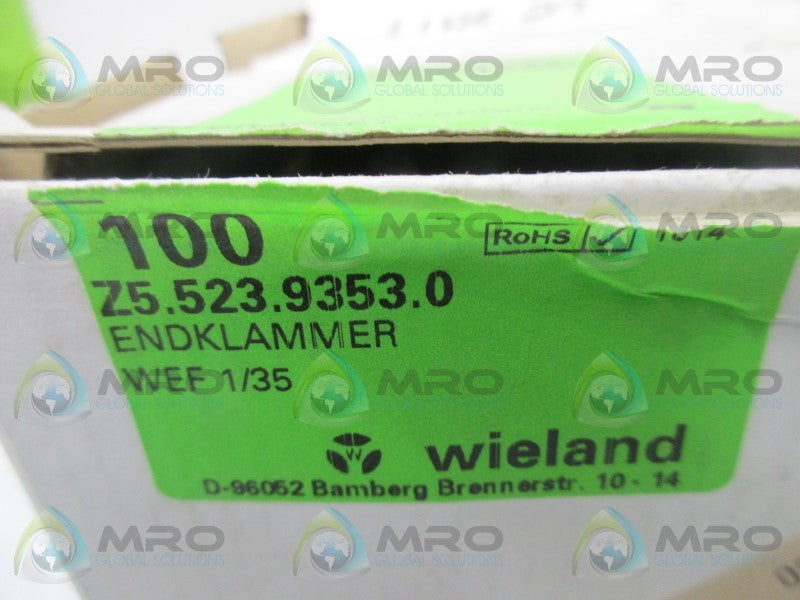 WIELAND Z5.523.9353.0 END BRACKET WEF-1/35 (IN BOX)  NSNP