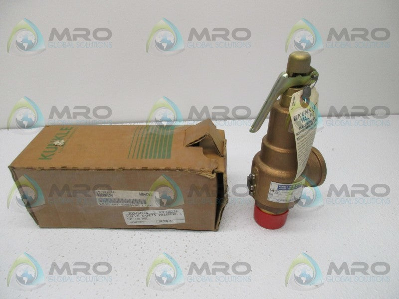 KUNKLE 6010FF01 SAFETY RELIEF VALVE 1-1/4"  NSMP