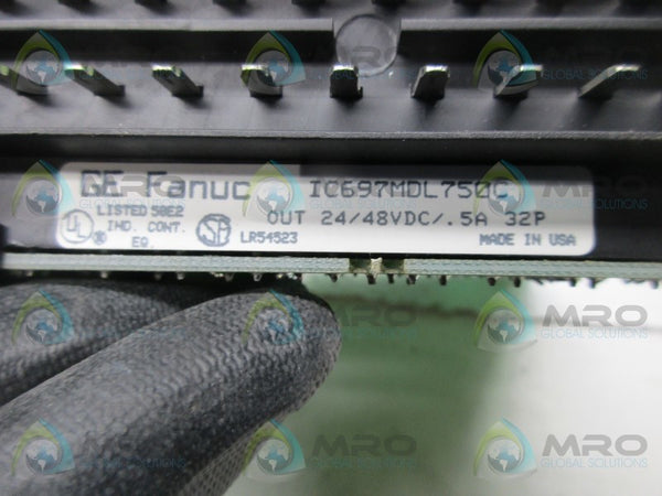 GE FANUC IC697MDL750C OUTPUT BOARD  UNMP